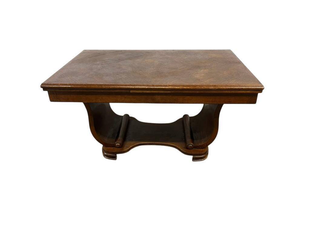 Art Deco extendable dining table