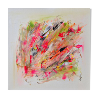 Abstract painting table