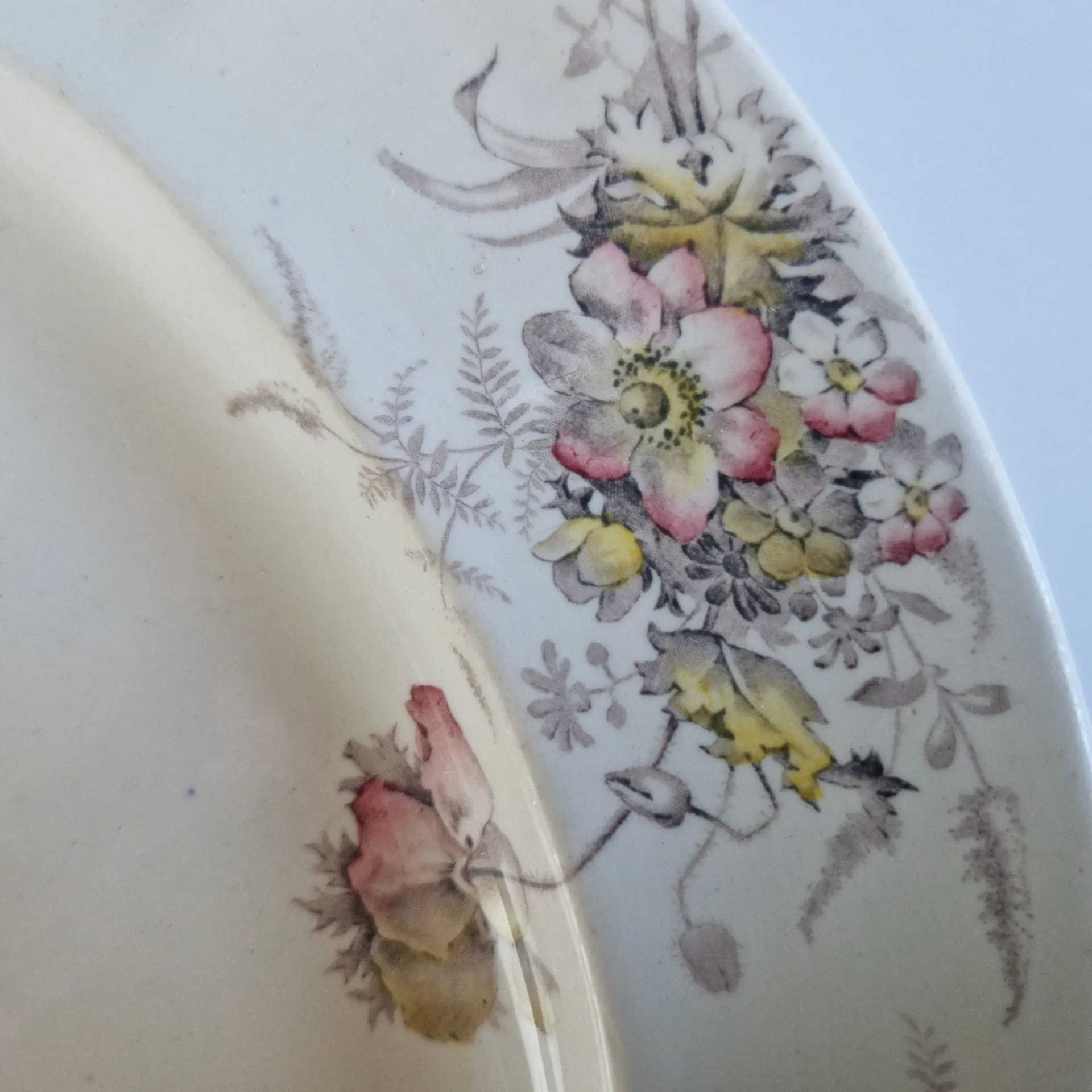 Large oval dish Cauldon Place England – Ironstone / English earthenware