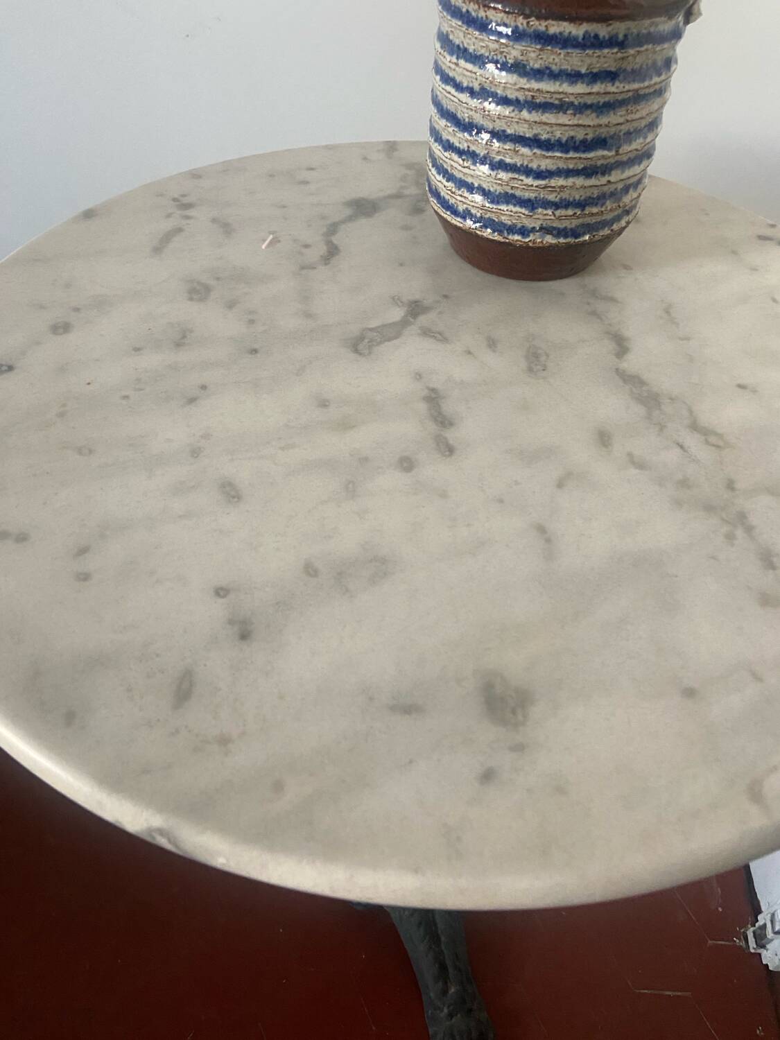Marble bistro table