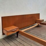 Bed 2 people teak