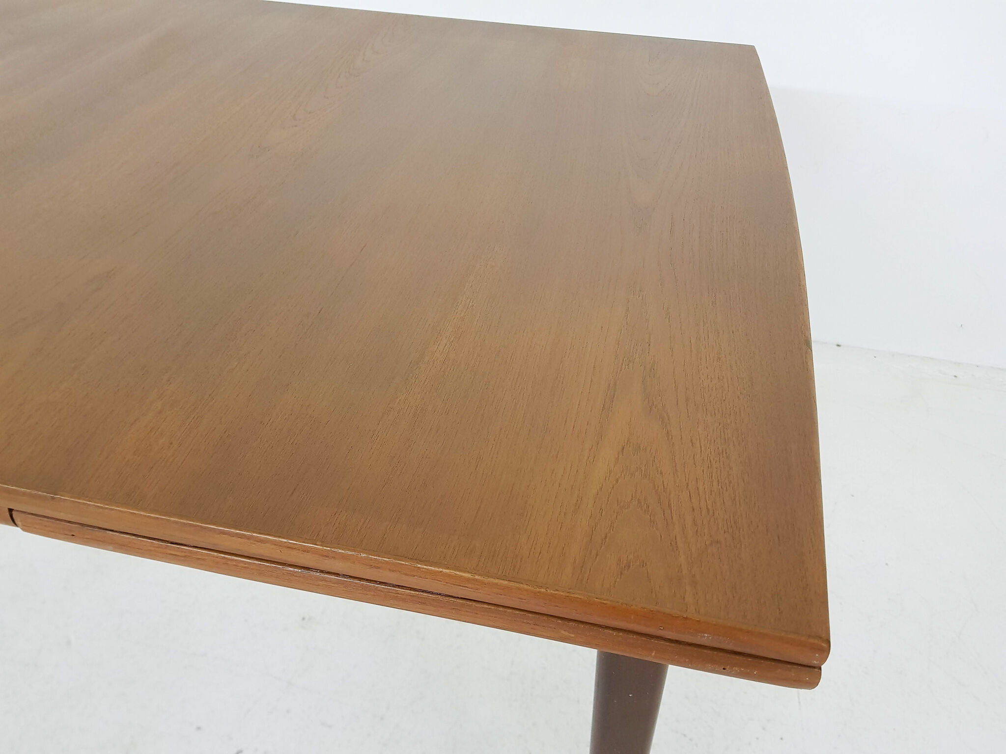 Teak extendable dining table, The Netherlands 1960