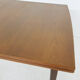 Table à manger extensible en teck, Pays-Bas des années 1960
