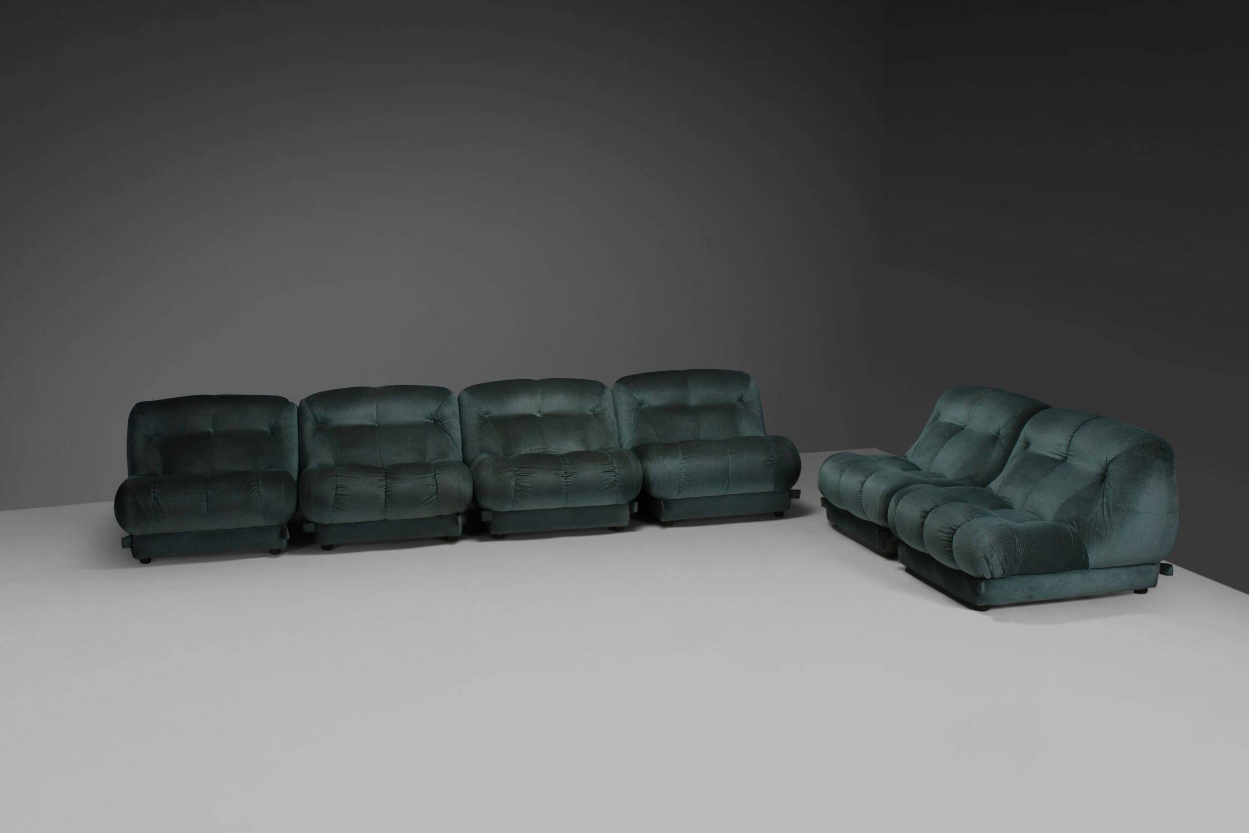 Large modular sectional 'Nuvolone' sofa by Rino Maturi, Italy 1960s