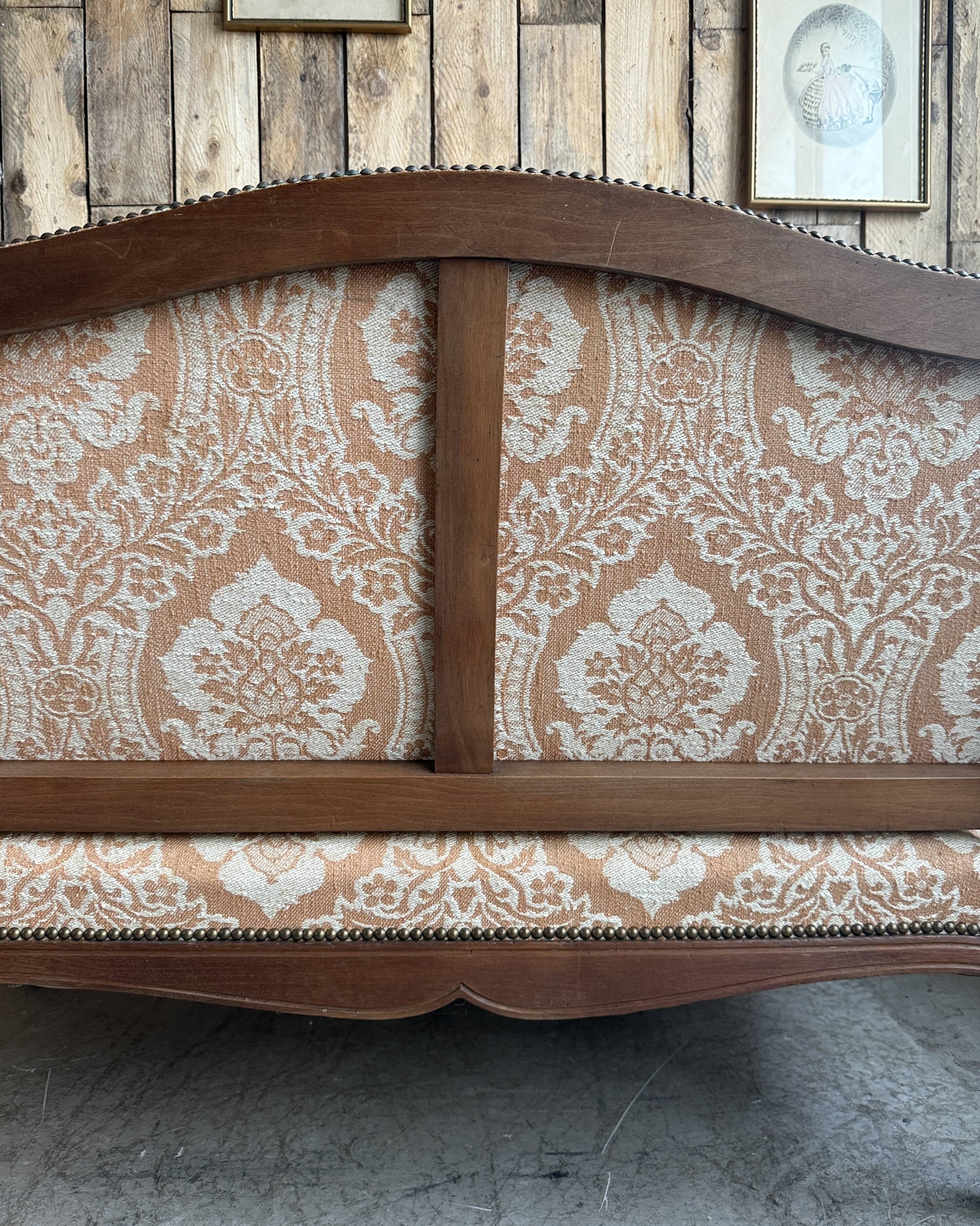 Antique two-seater Louis XV bench