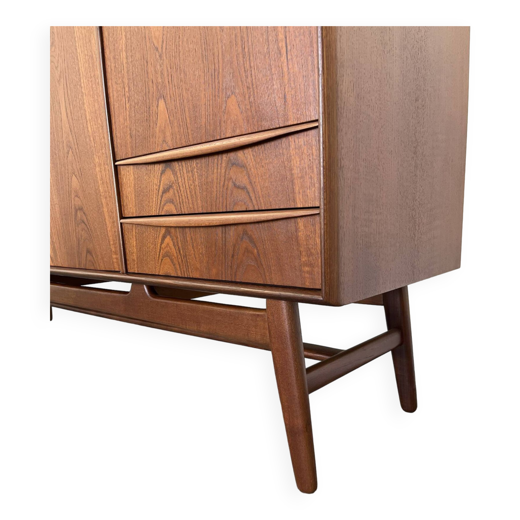 Enfilade en teck par Arne Vodder pour Sibast - 1960