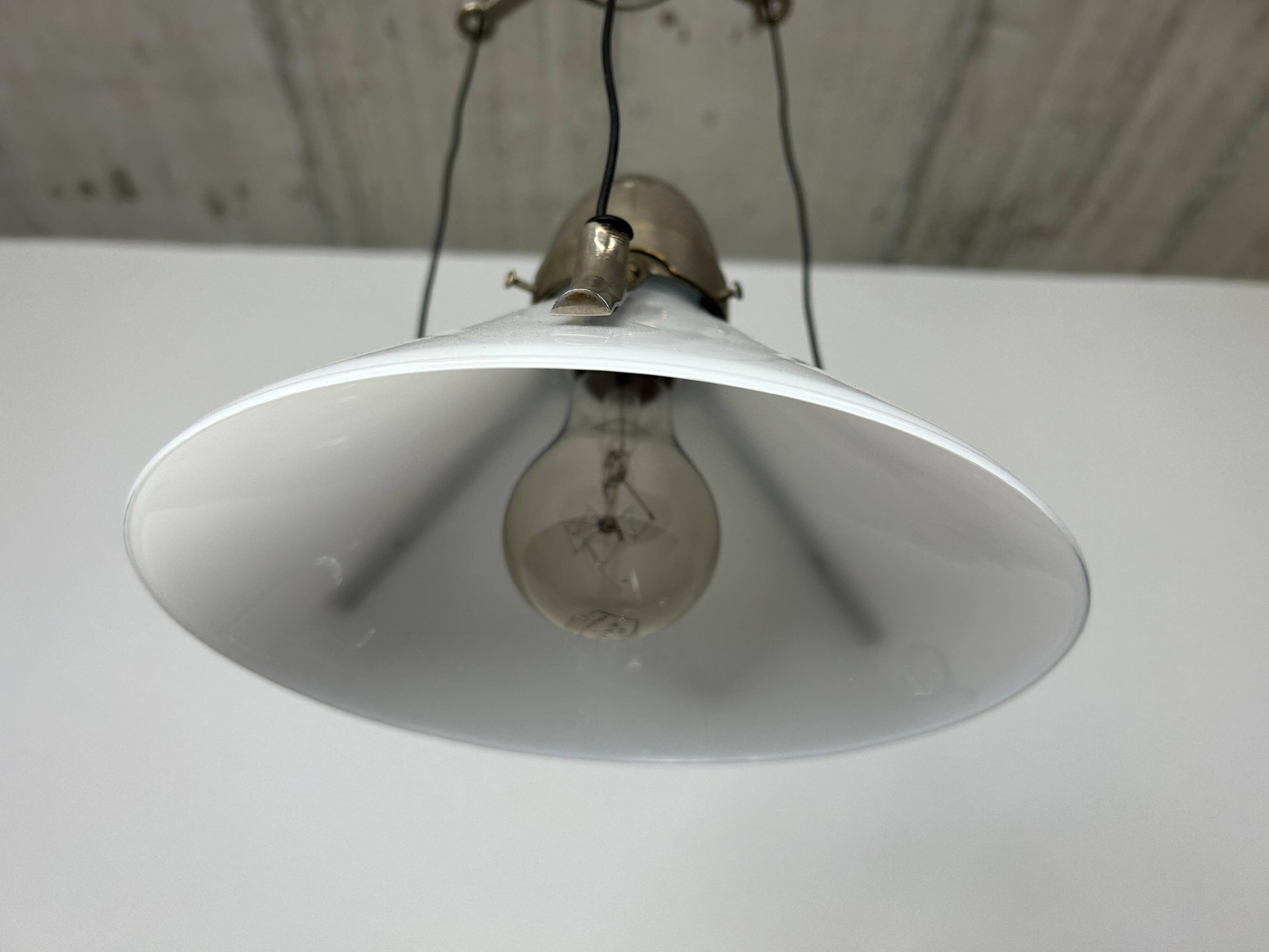 Lampe suspendue réglable art déco