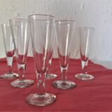 6 flutes champagne glasses