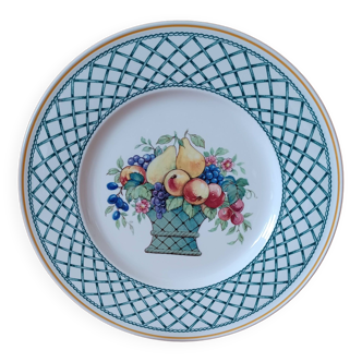 6 assiettes dessert Villeroy et Boch, modèle Basket