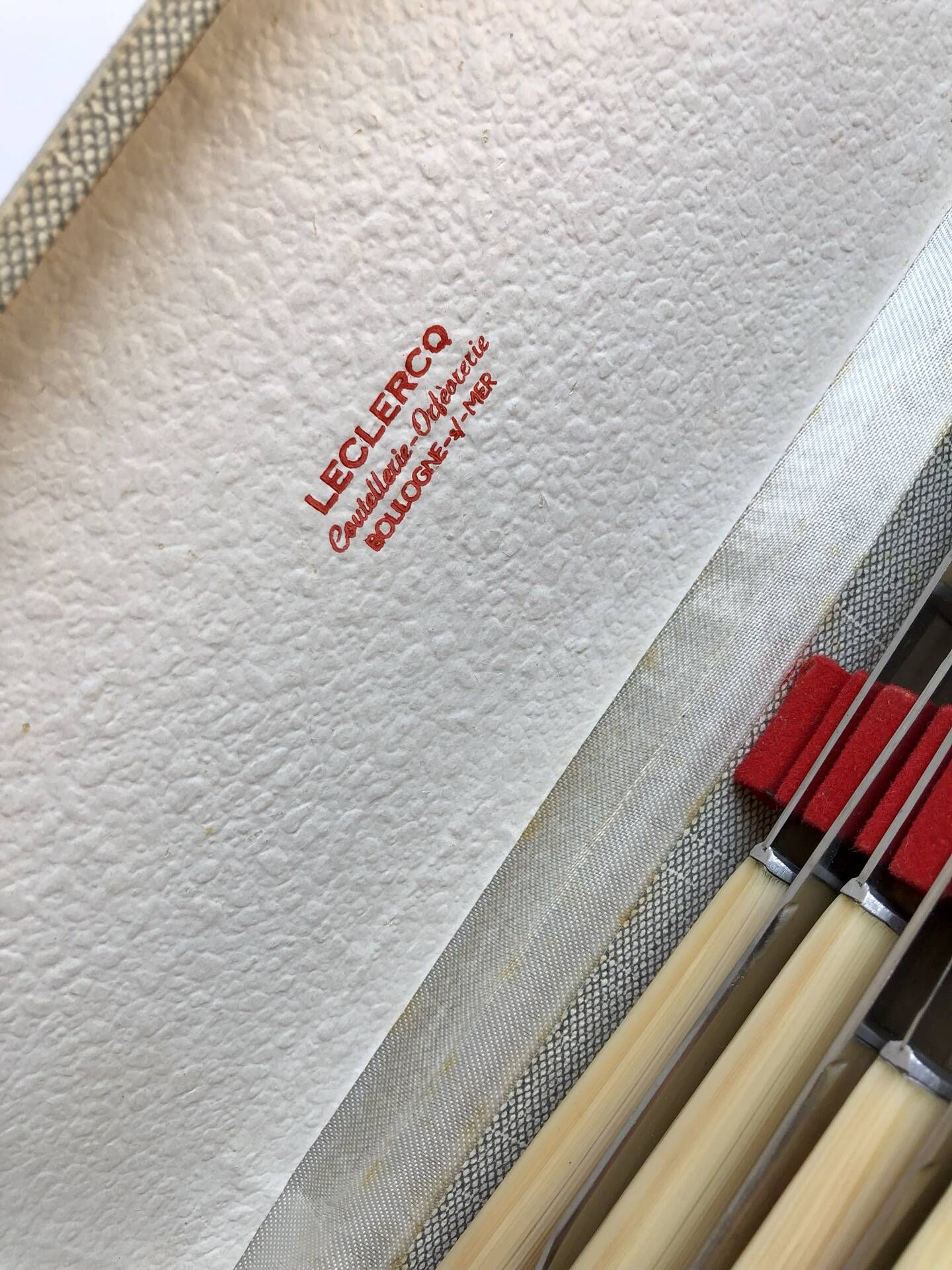 Knife set Leclercq