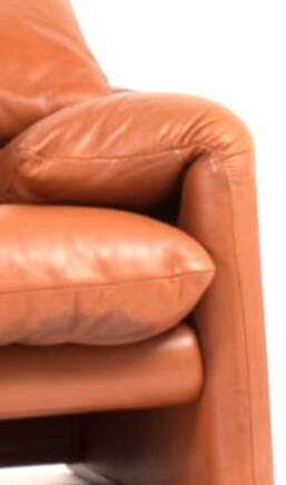 Cassina Maralunga leather armchair