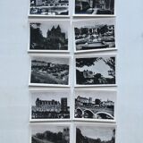 Set of 10 old photos in Pau bromide from the 30s
