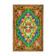 Hand-knotted vintage rose brown kilim 210 cm x 313 cm