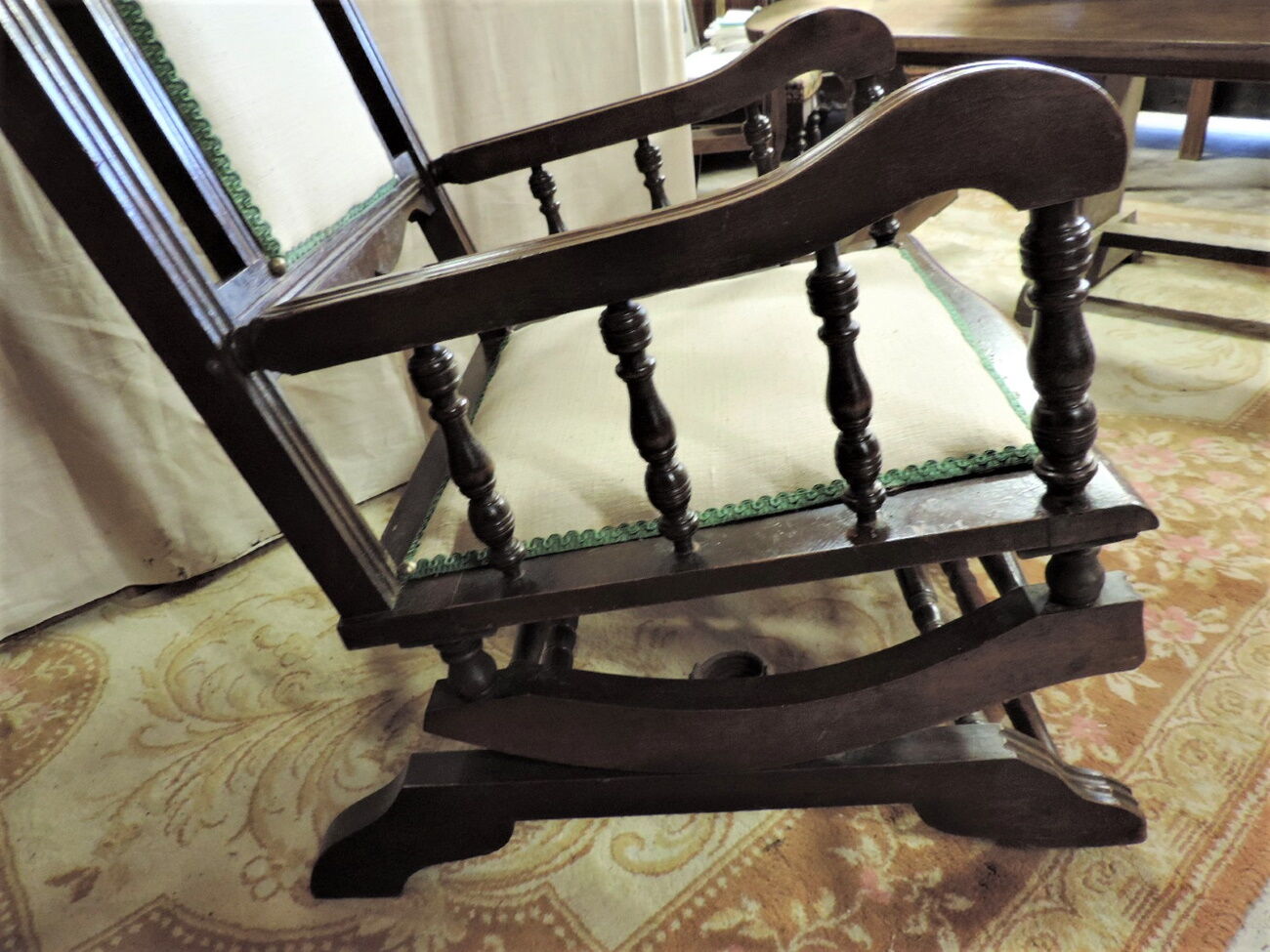 English rocking chair late nineteenth century