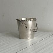 petit seau à glace métal argenté