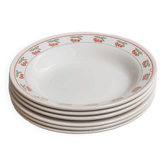 Set of 6 deep plates "Summer Tomatoes"
