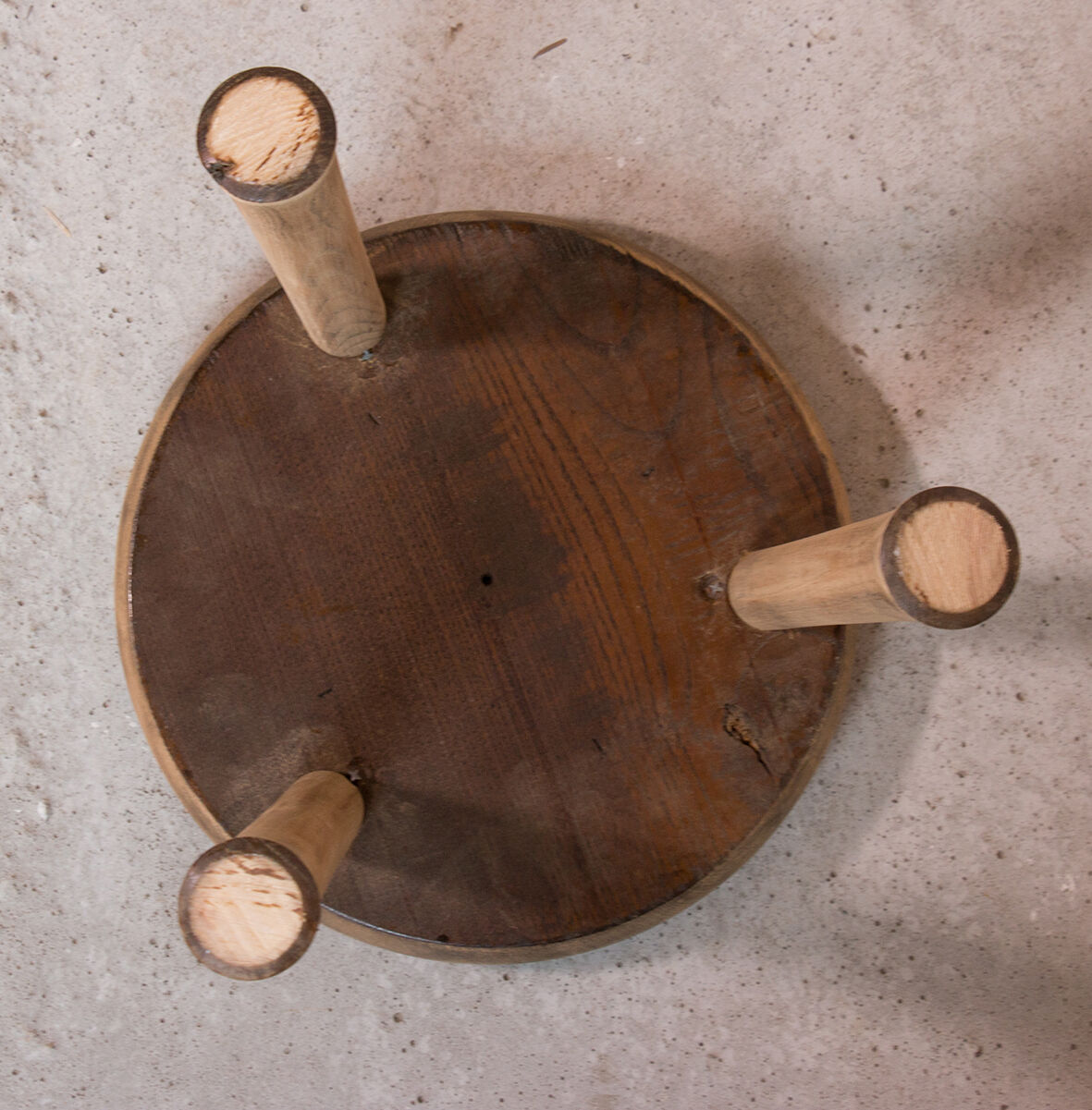 Tripod wooden stool