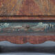 Rustic Farmhouse Folk Art Painted Bridal Cabinet in Faux-Marble
