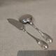 Silver-plated ice cream serving set for 2, Christofle Vendôme silversmith