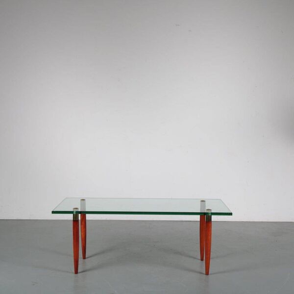 Table Basse Attribuée à Fontana Arte, Italie 1950