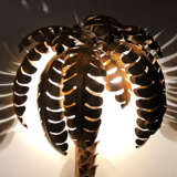 Palm wall lamp year 1970