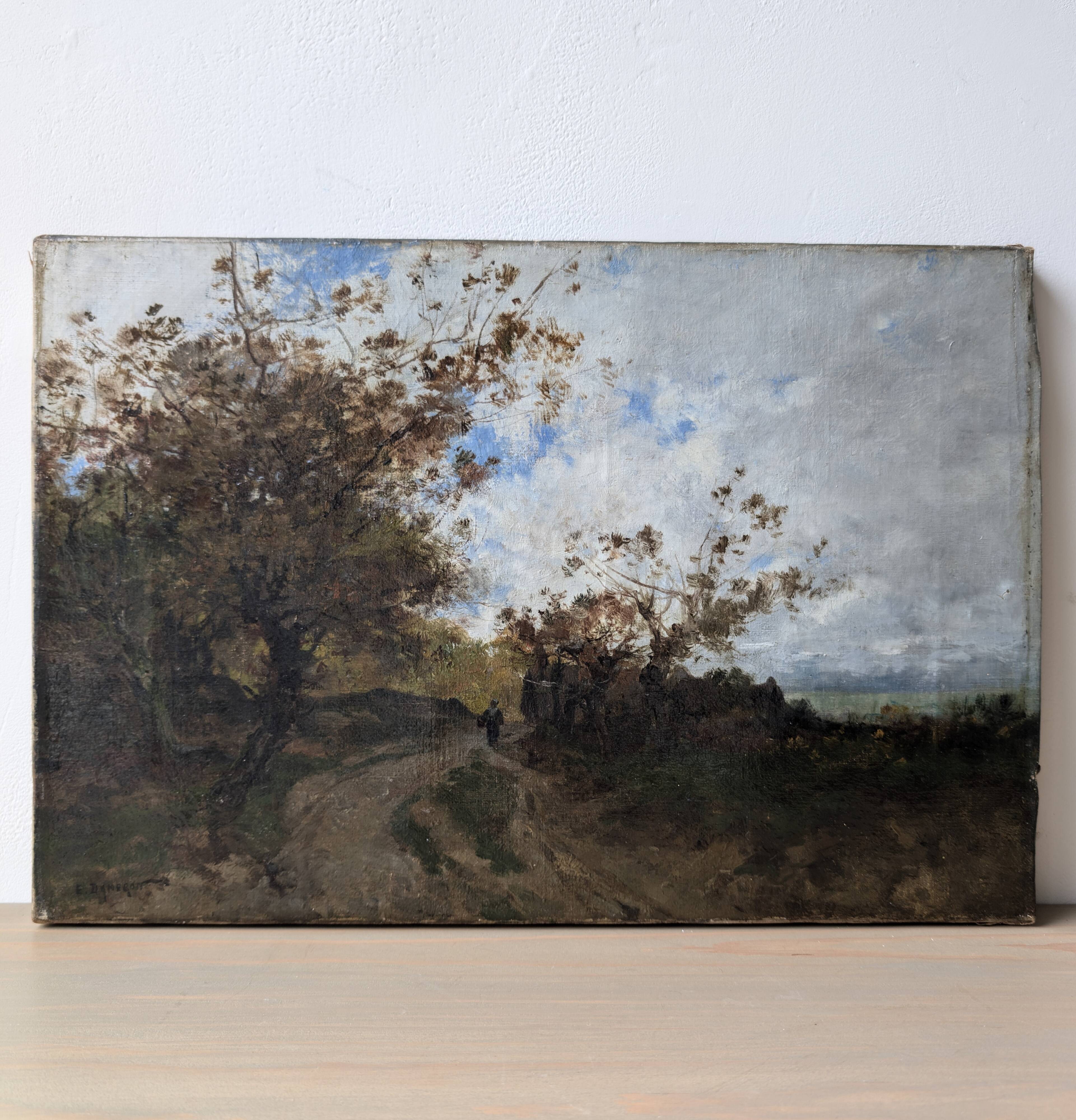 Old landscape painting