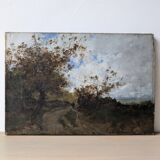 Peinture ancienne de paysage