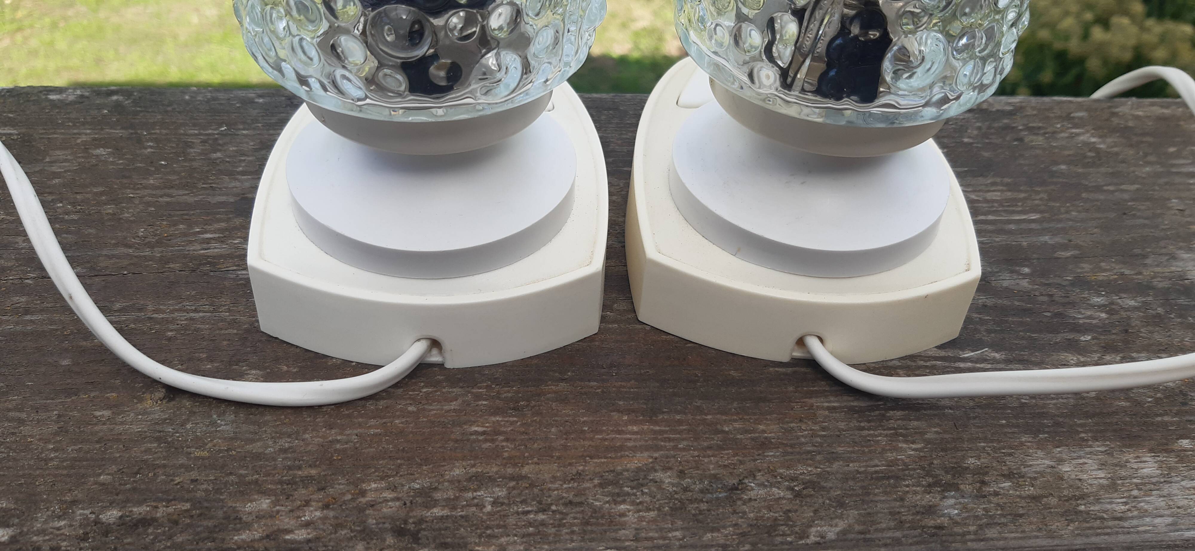 Duo de lampes Space Age