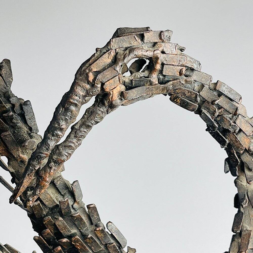 Salvino Marsura, Brutalist Sculpture Bird, 1970s, Iron