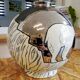 Vase Boule "ICEBERG" par Danillo CURETTI Emaux de Longwy Numéroté 24/100