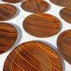 Set 10 plates African Art Deco 1930 Domino Sarreguemines