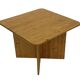 Vintage pine coffee table / side table in a minimalist organic design
