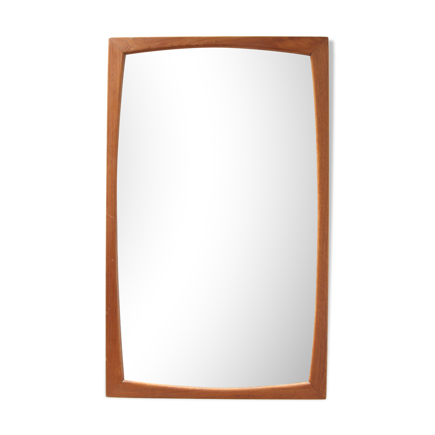Teak mirror by Kai Kristiansen for Aksel Kjærsgaard 51x84cm