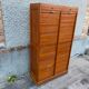 Storage craft cabinet with double oak curtains 1950
