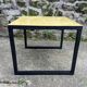 Pair of green and black metal side tables by Habitat