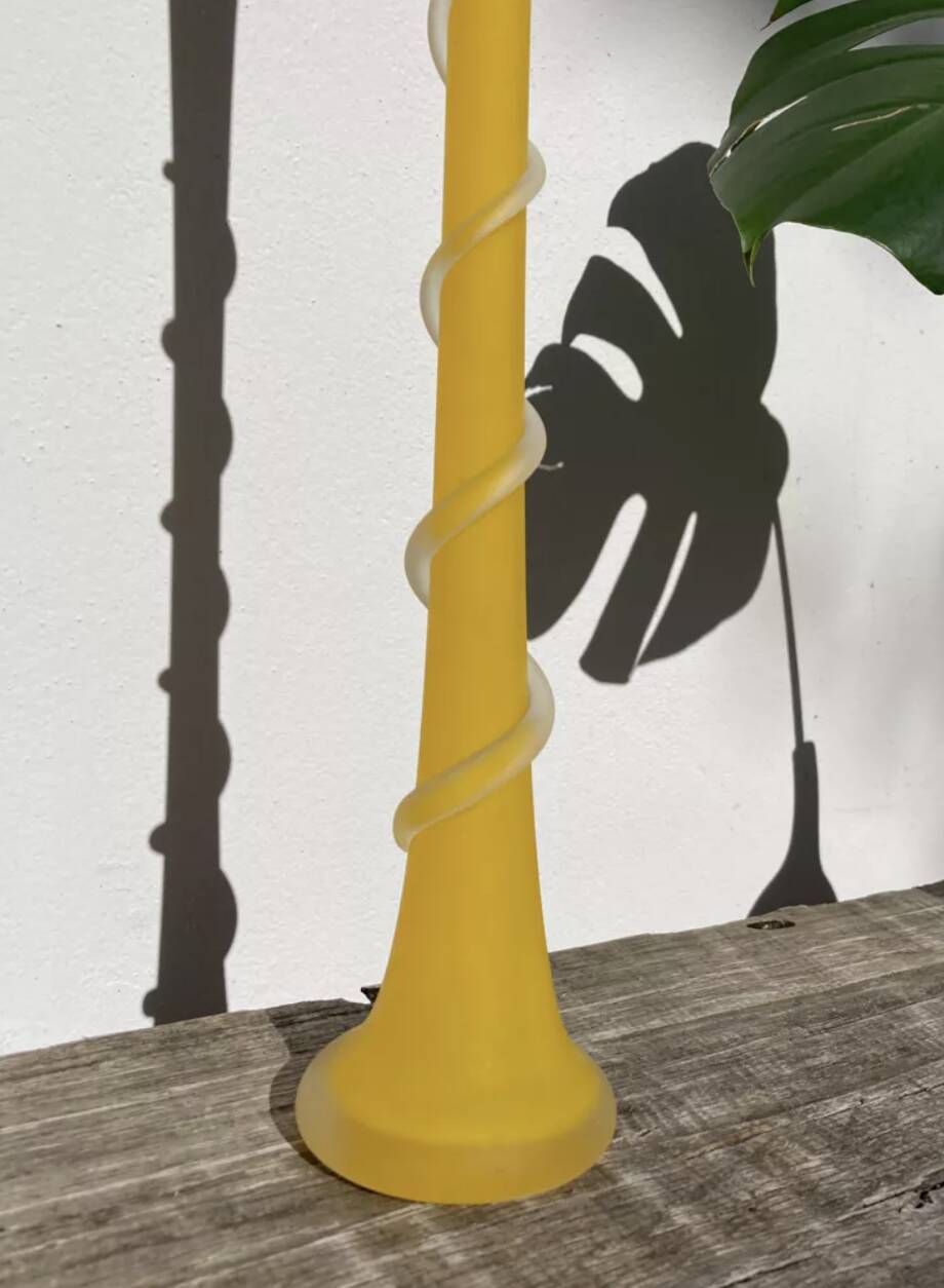 Murano glass soliflore vase 1980
