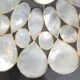 Vintage 1970s shell pendant lamp ceiling light lampshade