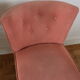 Fauteuil cocktail rose poudré