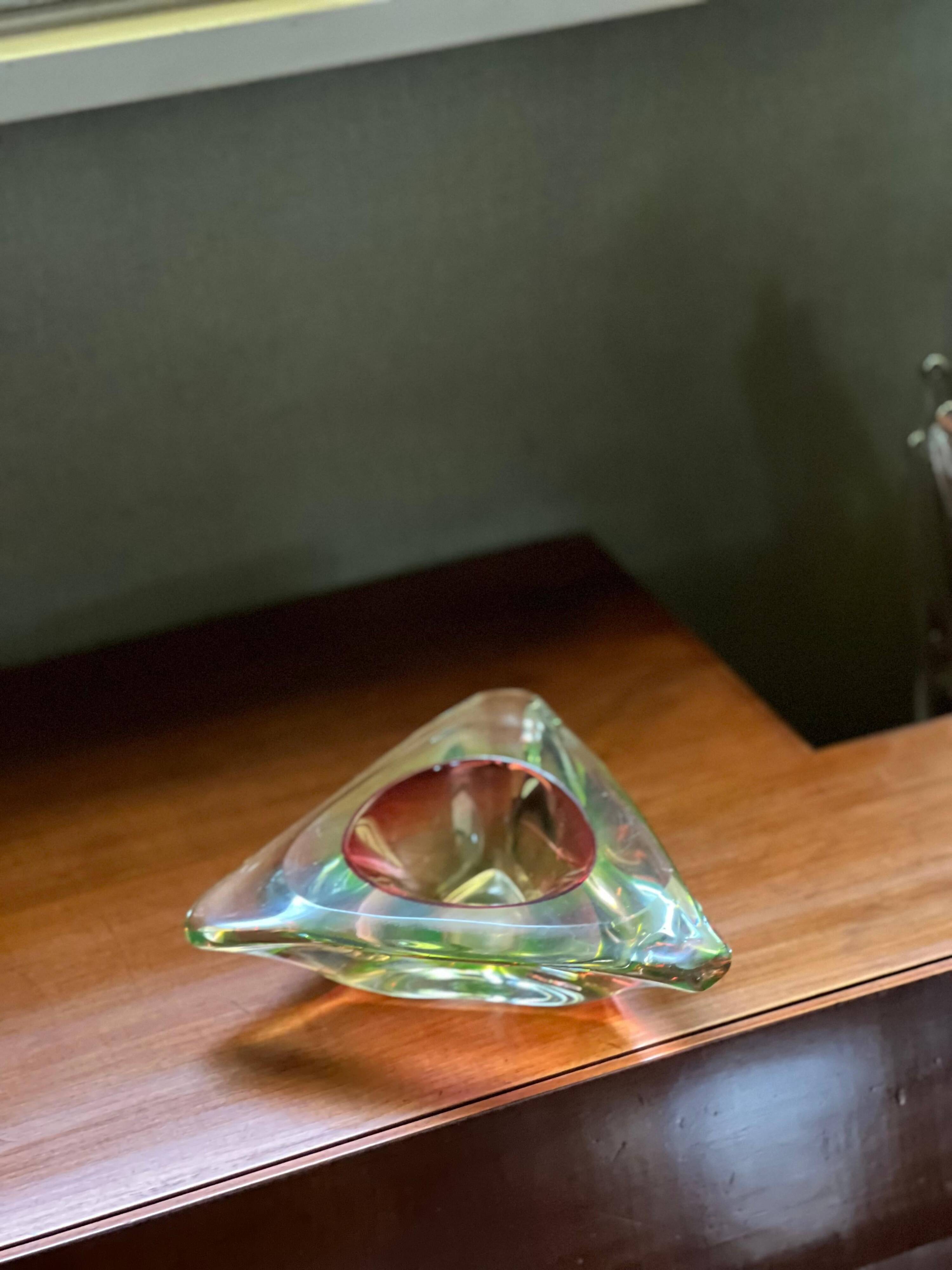Vintage Murano  "Sommerso" Glass for Coffee table , Bookcase , Shelf