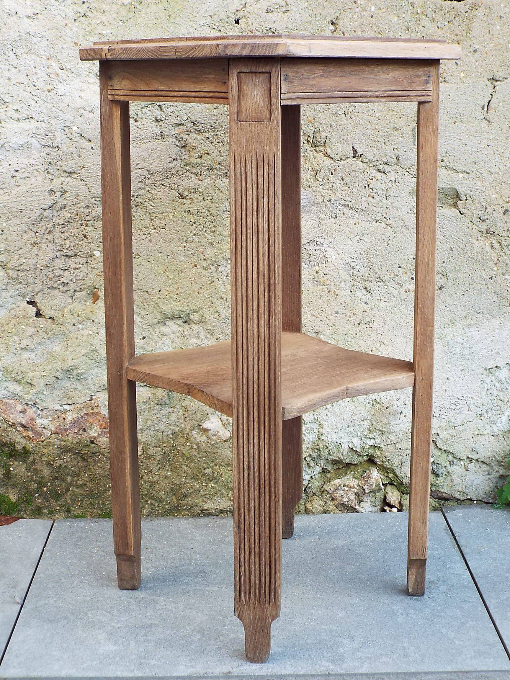 Table de chevet guéridon art déco
