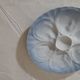 4 oyster plates Plillivuyt décor large fire Jorgen Jallen diam 23 cm