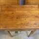 Desk desk in pitchpin early 20th century with drawer