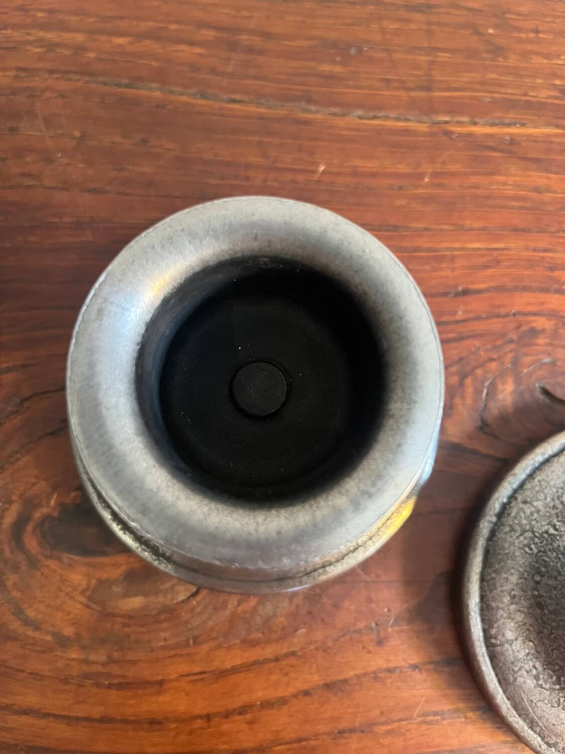 2 Charles Piguet wrought iron candlesticks