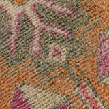 Pink Oriental Vintage Runner Rug, 86x309Cm