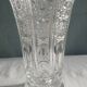 Bohemian crystal vase