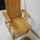 Wicker and rattan lounger