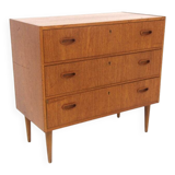 Scandinavian teak chest of drawers, Sweden, 1960