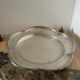 Plateau en argent vintage rare