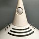 Brilliant luminaires - Vintage pendant light in white lacquered metal - 80s