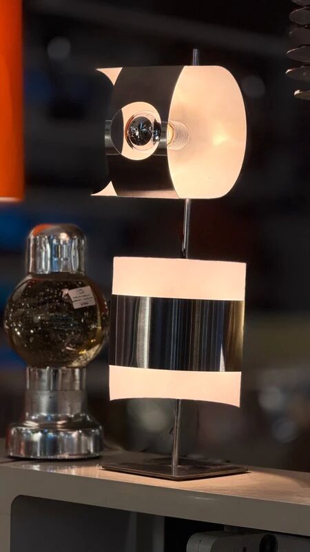 Jocelyne trocmé table lamp oxar - 2 lights - vintage - space age - 1960s/1970s
